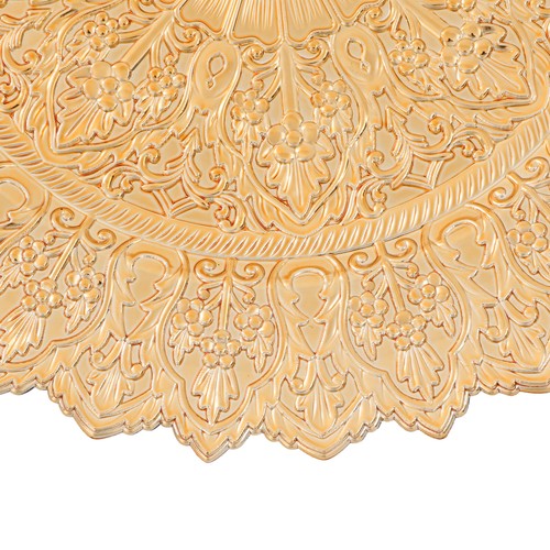 13in 50pcs Antique Charger Plates For Wedding Party Table Decoration For Banquet - Bild 5 von 13