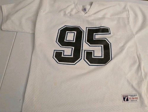 Vintage 90's Logo 7 #95 White Football Jersey Size XL - Image 1