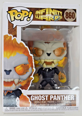 Ghost Panther 860 - Marvel Infinity Warps - Funko Pop! Vinyl Wackelkopf Figur