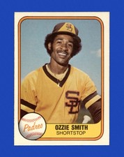 1981 Fleer Set-Break #488 Ozzie Smith NM-MT OR BETTER *GMCARDS*