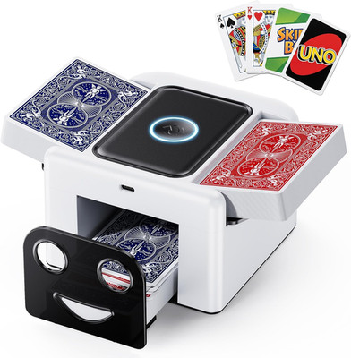 Automatic Card Shuffler for 1-2 Deck (Gen 3) - Rechargeable 2000Mah Card Shuffle