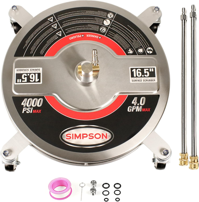 #ad Cleaning Universal 16.5quot; Pressure Washer Surface Cleaner Stainless Steel for G $186.52