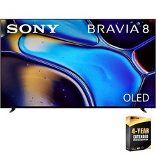 Sony BRAVIA 8 655XR80 65 Inch 4K HDR OLED TV 2024  4 Year CPS Protection Pack