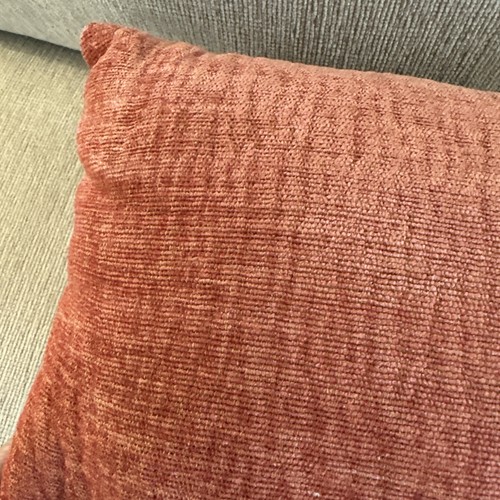 Dakota Gobelin Kissen Koralle Farbe Blumen & Papagei groß 24" x 12" Nierenkissen - Bild 3 von 5