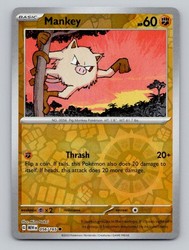 Mankey 056/165 Reverse Holo SV: Scarlet & Violet 151