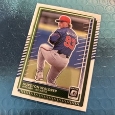 2025 Donruss Optic Baseball #58 Hurston Waldrep - Atlanta Braves