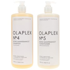 Olaplex No.4 Bond Maintenance Shampoo 33.8 oz  No.5 Conditioner 33.8 oz Combo