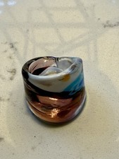 Artisan Blown Glass Ring 6.75