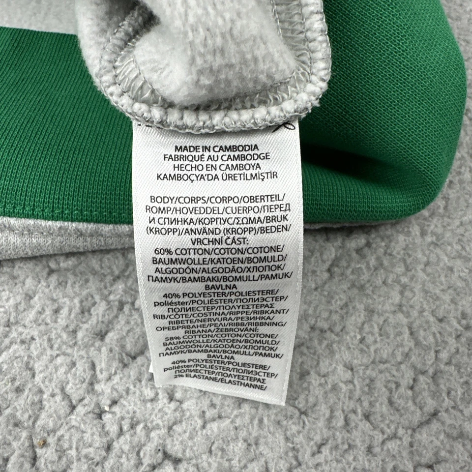 Polo Ralph Lauren Fleece Inspire Big Pony Sudadera con Capucha Hombres Grande Gris Verde Bordado Foto 3 de 4