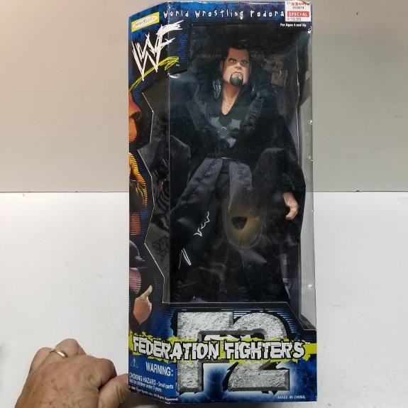 UNDERTAKER 12" FIGURE WWF FEDERATION FIGHTERS SERIES F2 New Sealed MINT