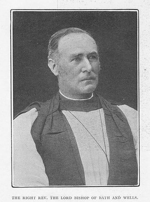 Bischof von Bath and Wells, George Kennion antiker Druck 1902