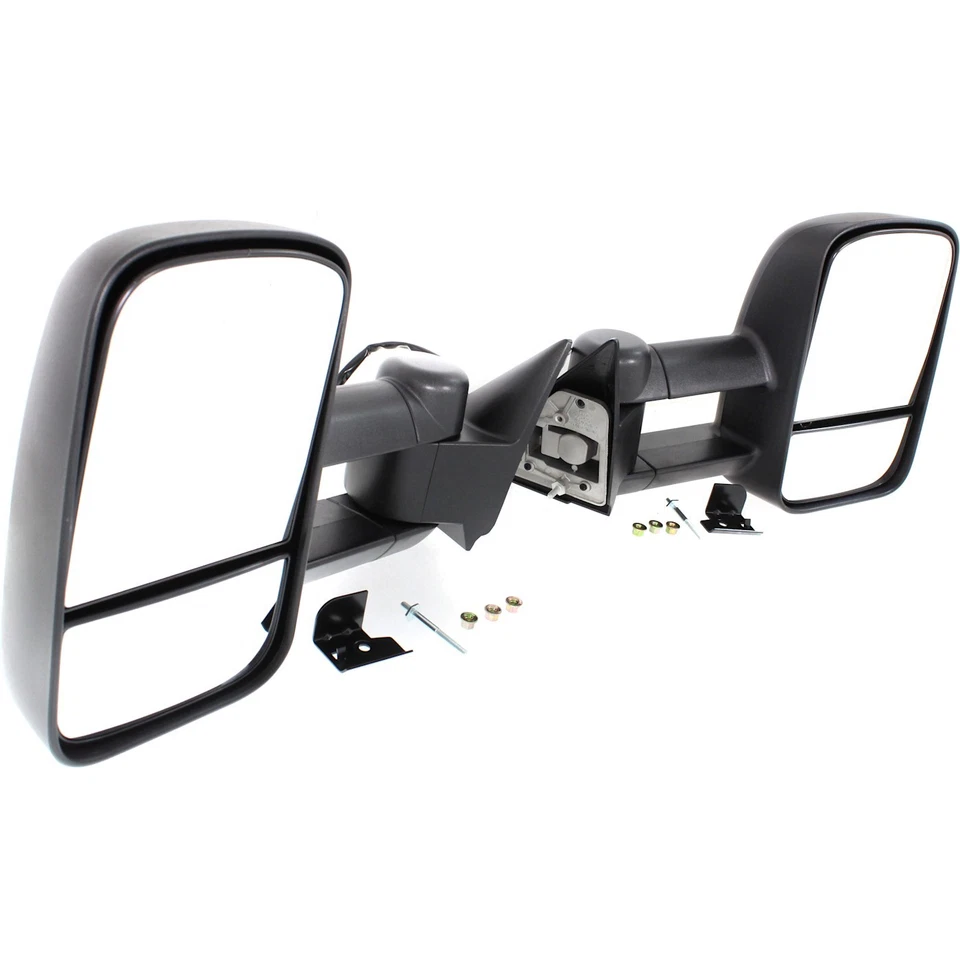 Power Mirror For 1988-1999 Chevrolet C1500 Telescopic Dual Glass Pair - Image 4 of 4