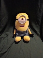 Built A Bear Workshop Minion Stuart bien aimé avec salopette 