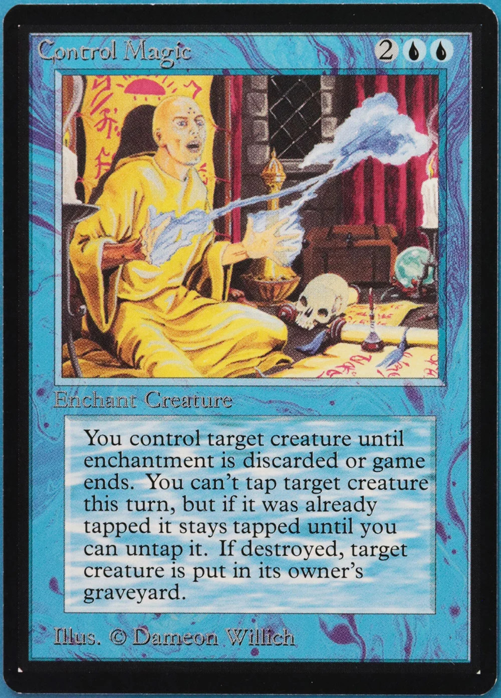 Control Magic Beta NM Blue Uncommon MAGIC GATHERING CARD (ID# 523489) ABUGames