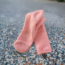 Vintage Womens Thick Fuzzy Crew Socks 17 Length