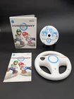 Mario Kart Wii Complete (Nintendo Wii 2008) Bundle With 1 Steering Wheel OEM