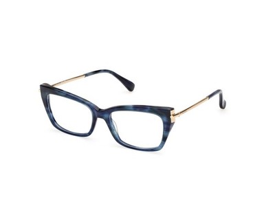 MAXMARA MM5137 Eyeglasses Eye Glasses 092 Blue Striped Authentic New 53 Unisex