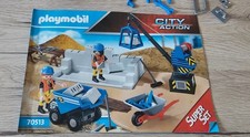 Playmobil 70513 - City Action - Baustelle SUPER SET 49 Teile Bauarbeiter Kran