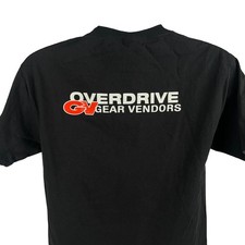 Overdrive Gv Gear Vendors Drag Racing T-shirt Mens Size Medium