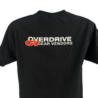 Overdrive GV Gear Vendors Drag Racing T-Shirt Men s Size Medium