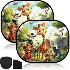 2 Pack Car Window Shade With UV Protection for Baby - 17.6 x 14.4 Inches Sun Sha