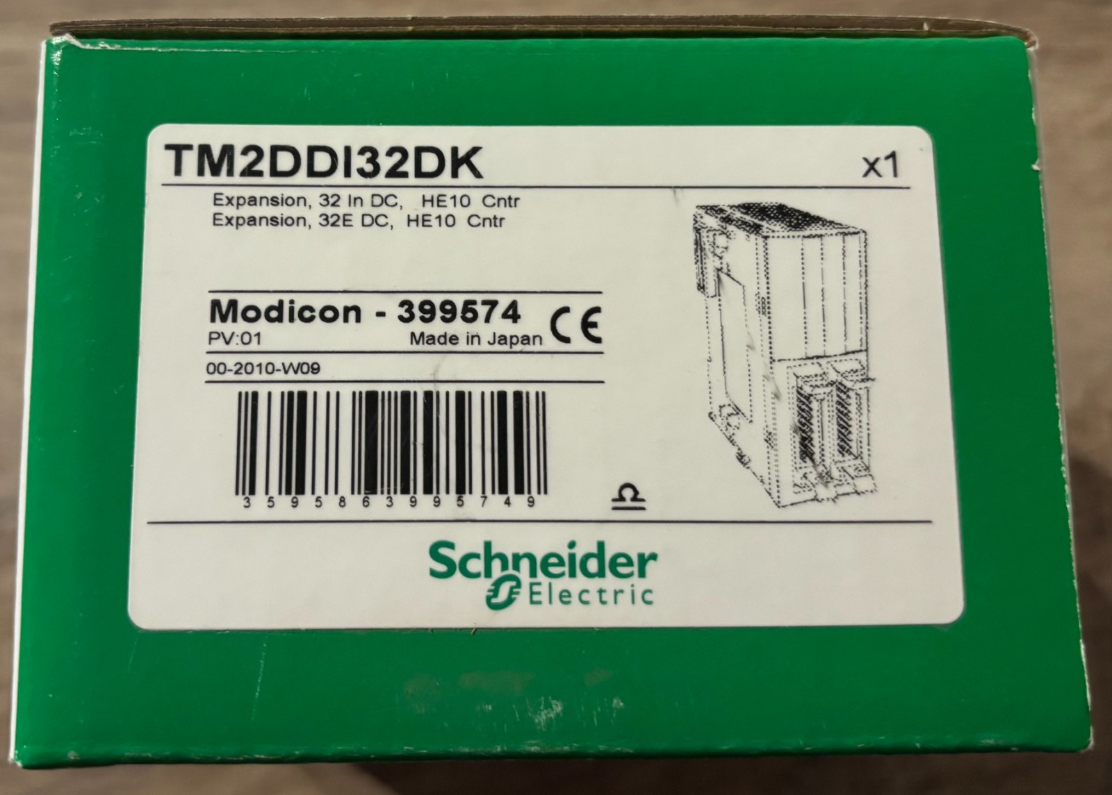 Module TM2DDI32DK Schneider Electric avec 32 entrees de logique discrete 24V