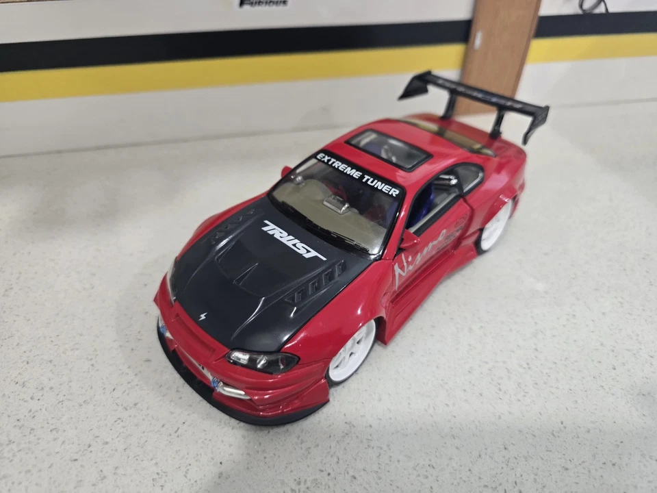 Kentoys Extreme Tuner 1:24 Scale Diecast Car Nissan Silvia S15 Red - Image 3 of 4