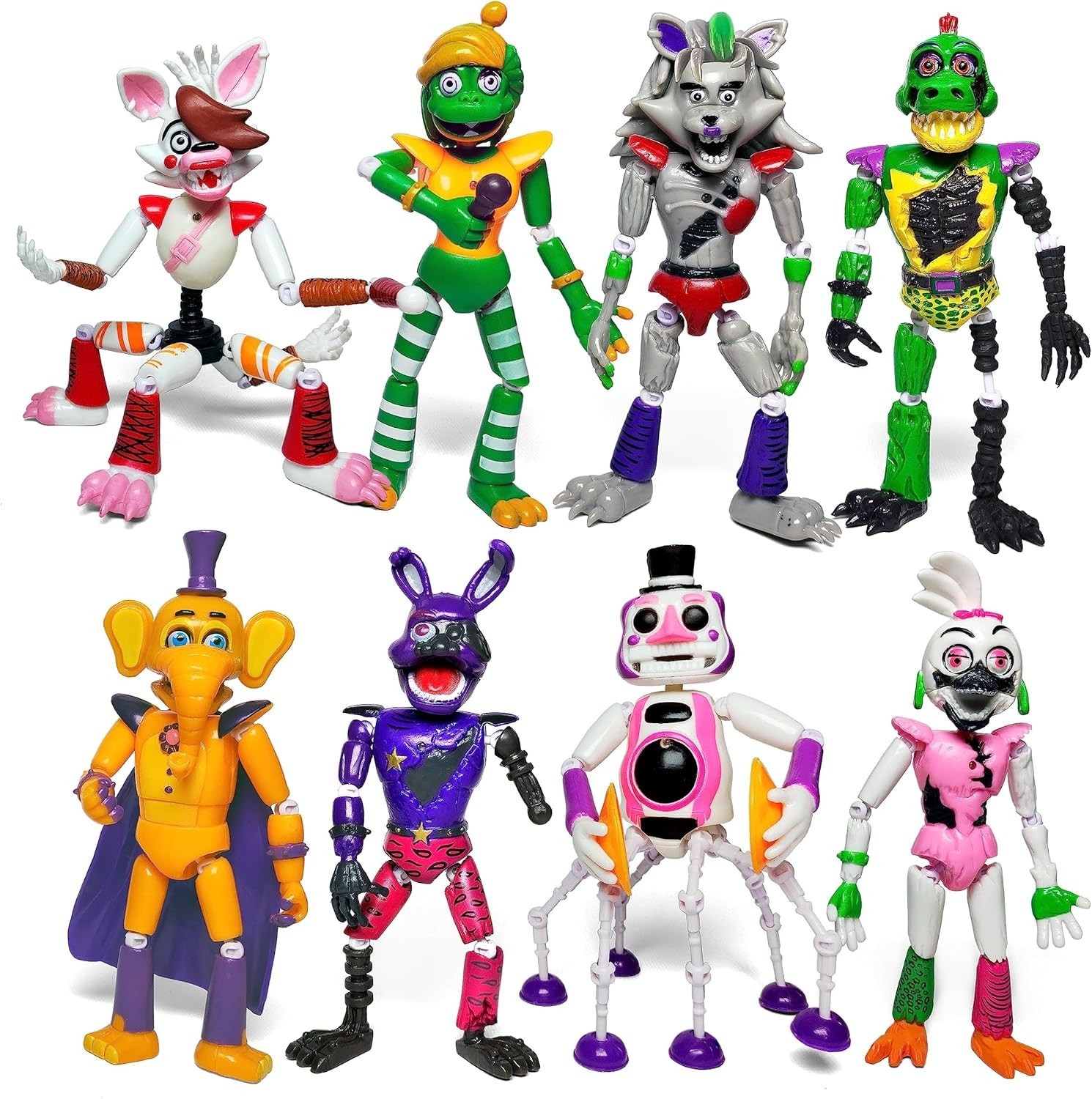 Five Nights at Freddy's フィギュアコンプリートセット Ultimate 8-Piece FNAF Action Figure Set - Inspired by Five Nights