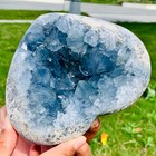 9.15LB Natural blue crystal cave quartz crystal cave mineral specimen — photo 5