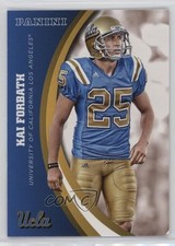 2015 Panini UCLA Bruins Kai Forbath #22 0h1