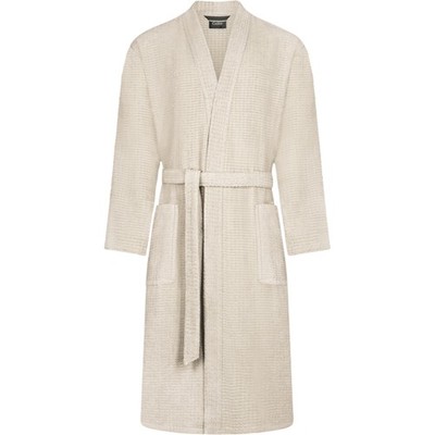 Cawö Bademäntel Herren Kimono PURE Elements 6526 travertin - 366 Herren Beige