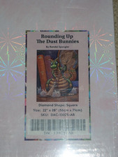 Diamond Art Club Diamond Painting Kit Rounding Up The Dust Bunnies DAC-1302S-AB