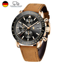 BENYAR Herrenuhr Chronograph Analog Quarz Led...
