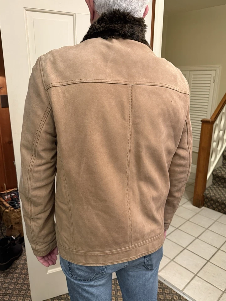 Andrew Marc Men’s Suede Coat - Image 3 of 4