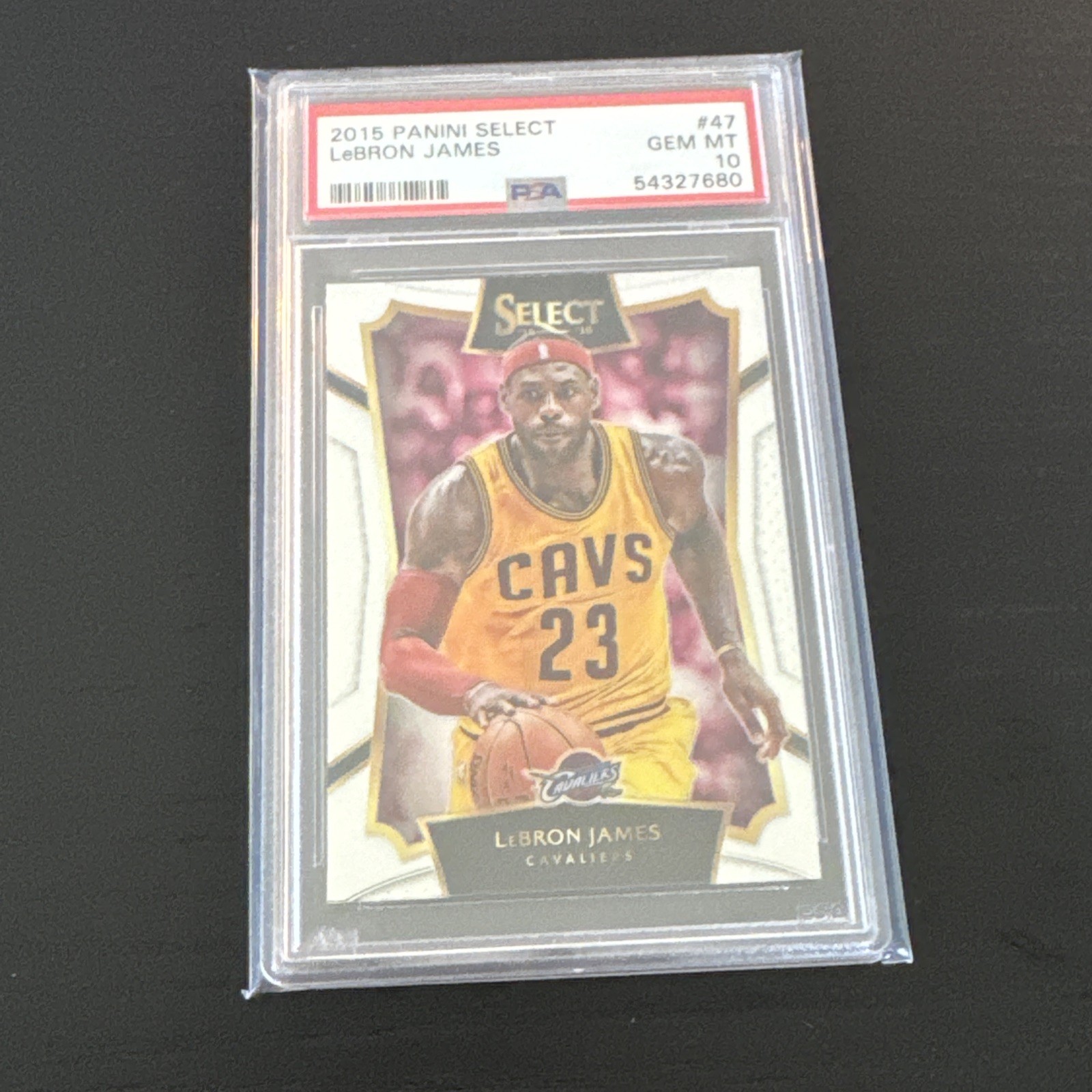 2015-16 Panini Select LeBron James #47 PSA 10