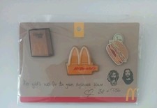 McDonalds Tokyo Hotel Bill Tom Kaulitz Pin Set NEW ORIGINAL PACKAGING