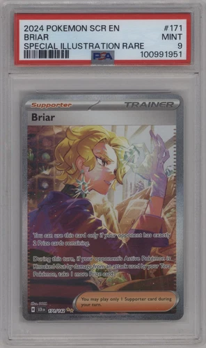 Briar Special Illustration Rare SV07: Stellar Crown 171/142 Pokemon TCG PSA 9