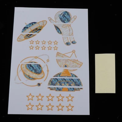 Guitare Fretboard Note Stickers Touche Étiquette Autocollant Décor - - Photo 1/4