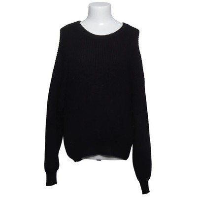 Zara, Strickpullover, Größe: S, Schwarz, Einfarbig, Rippenstrick, Damen #vxS