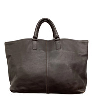 Bottega Veneta Intrecciato Tote Bag 191312 Calfskin Leather Brown Used From JPN