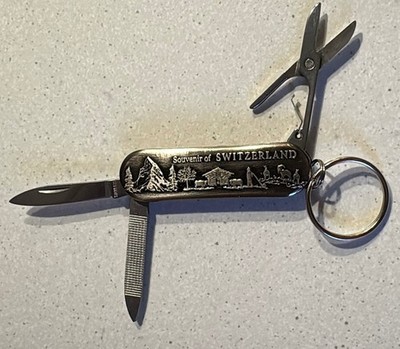 Vintage Schweizer Taschenmesser Edelstahl Swiss made Multitool Sammler-Messer