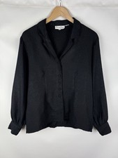 Oscar De La Renta Ladies Vintage Long Sleeve Button Up Shirt Blouse Size 10
