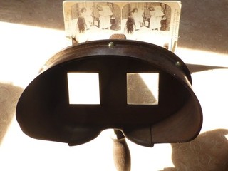 The Perfecscope Holz mit 20 Stereoscopic Collection