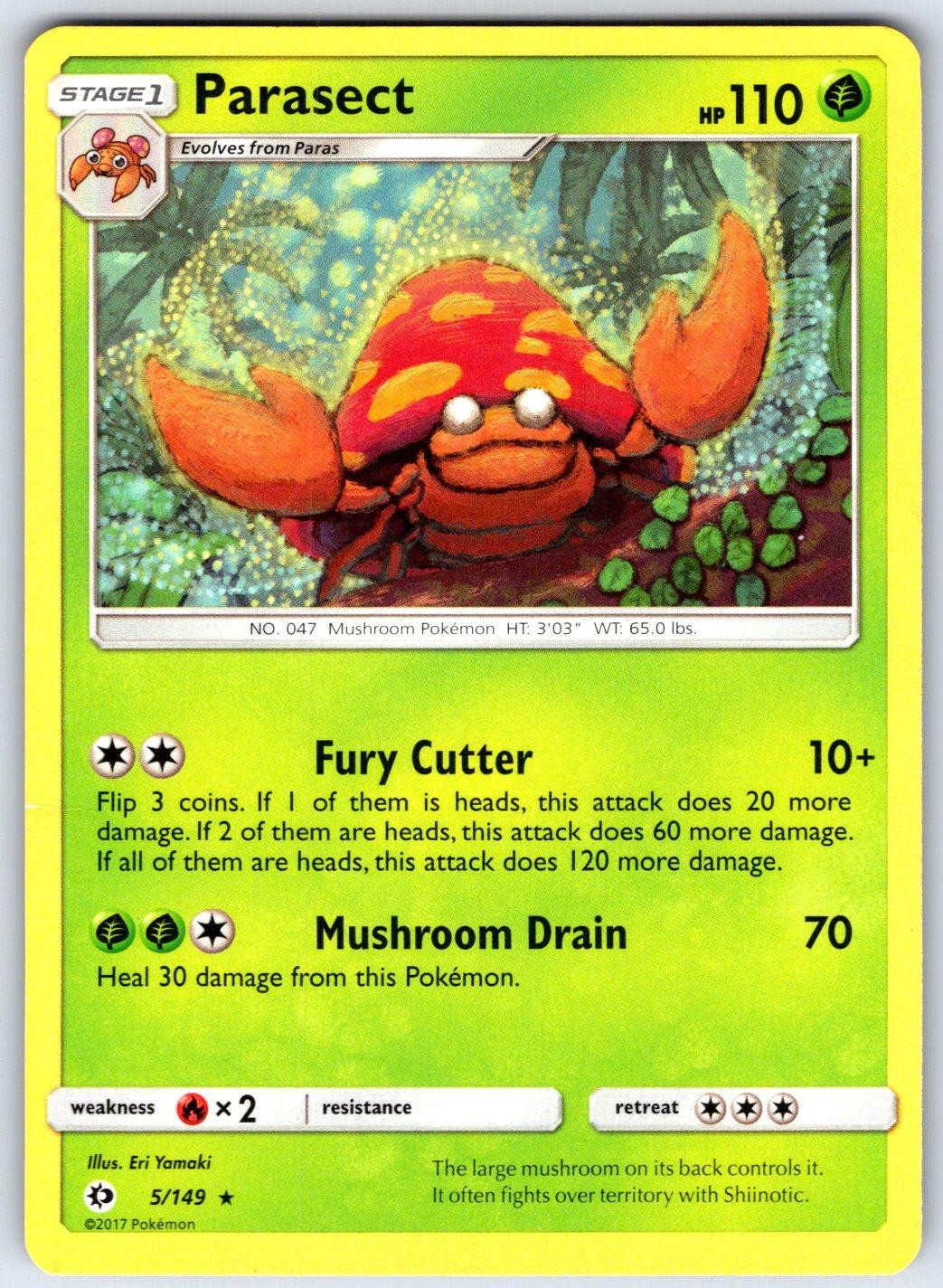 PARASECT - Pokemon - 5/149 SM Base Set - LP