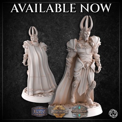 Astral Emperor -  28mm or 32mm Resin Miniature | D&D 3D Printed