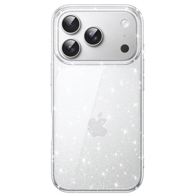 JETech Glitter Case for iPhone 17 Pro Max 6.9-Inch, Bling Sparkle Bumper Cover