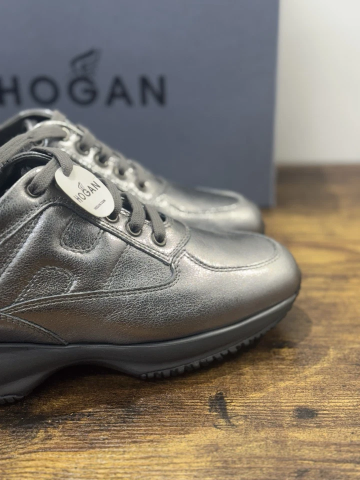 Hogan Interactive Pelle Argento Scuro   Casual Hogan Donna 40 - Immagine 4 di 4