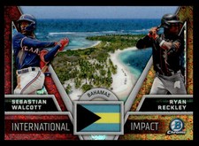 Sebastian Walcott / Ryan Reckley 2024 Bowman Chrome #II-21 Mini Diamond #121/150