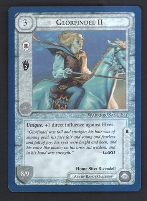 Lord Of The Rings MECCG - Glorfindel II - LP Unlimited Blue Border