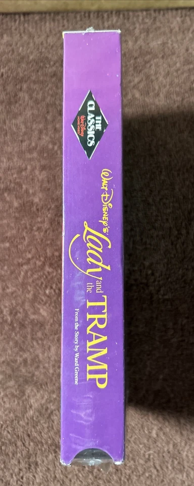 "Lady and the Tramp" Vintage VHS Tape Walt Disney Black Diamond Classics - Image 2 of 4